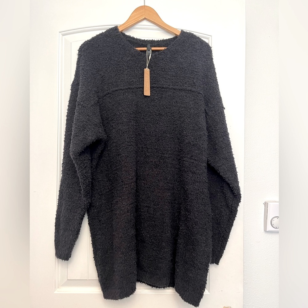 SKIMS Black Textured Sweater